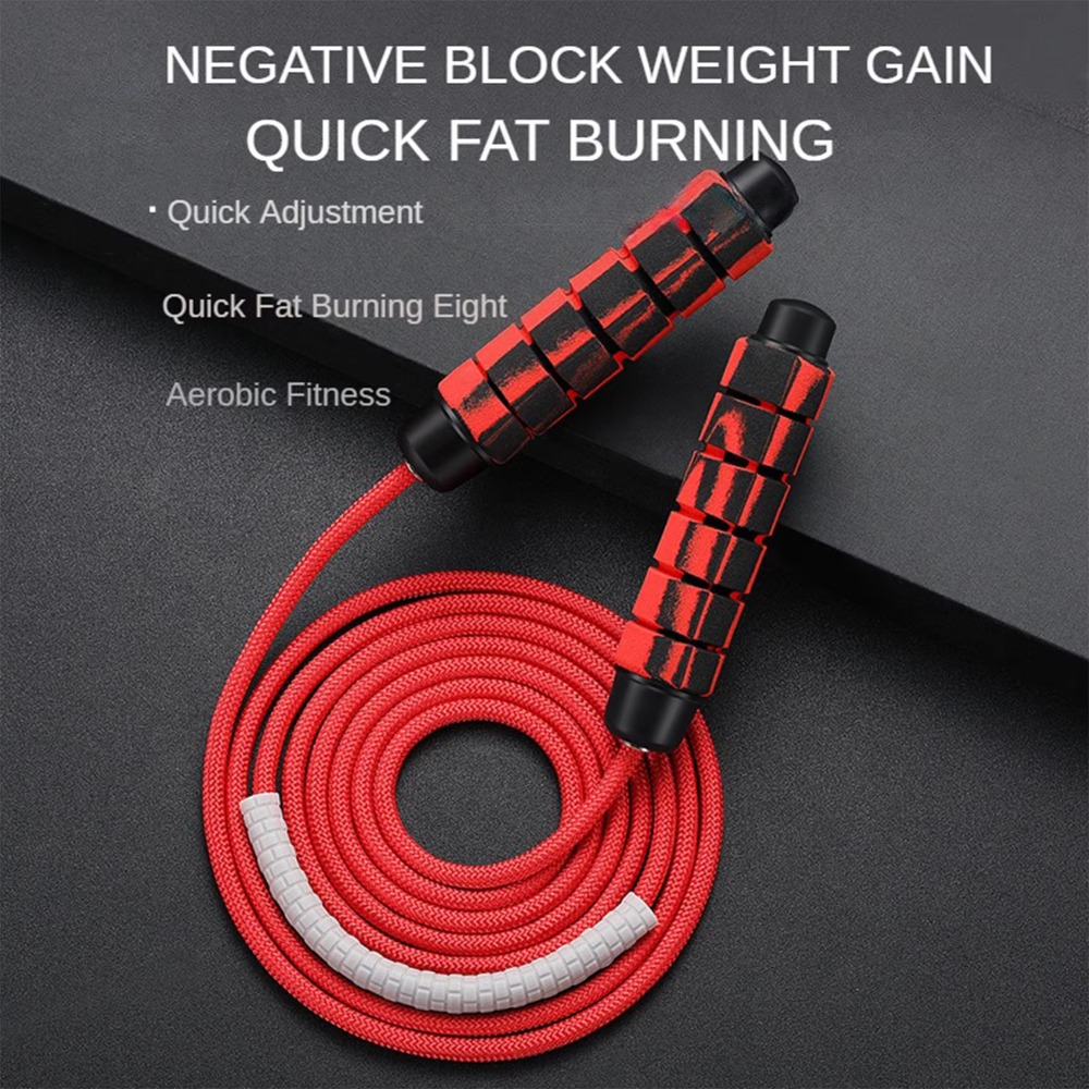 Jump Rope Bearing - Corda per Saltare Ponderata Anti-Groviglio con