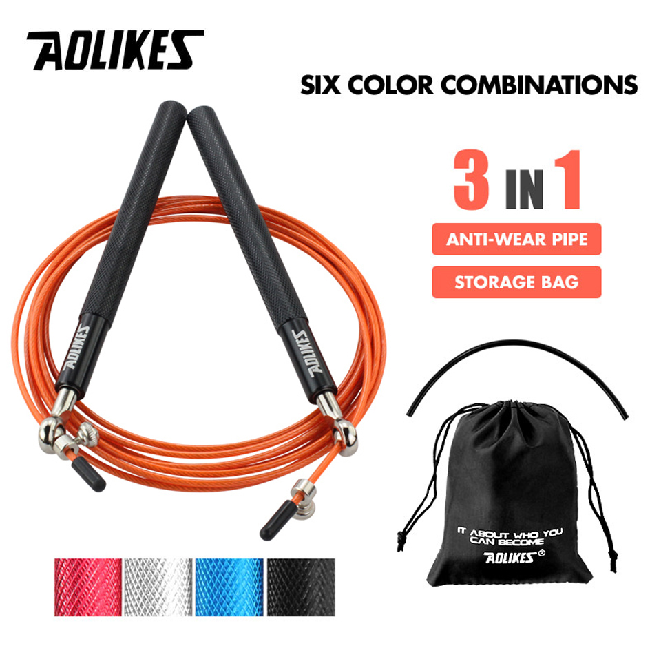 Jump Rope Bearing - AOLIKES 1PCS Crossfit Velocità Corda per