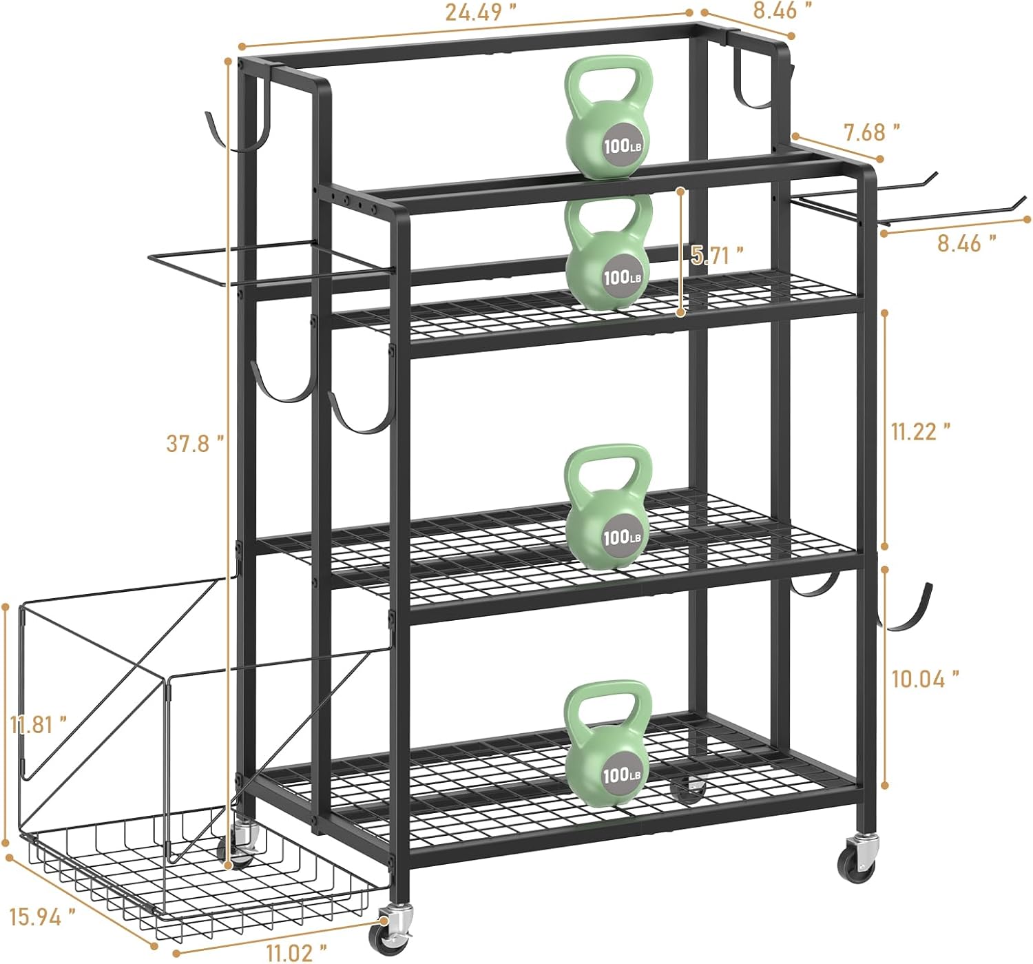 Organizzatore per Palestra Dom - Home Gym Equipments recensione e prezzo