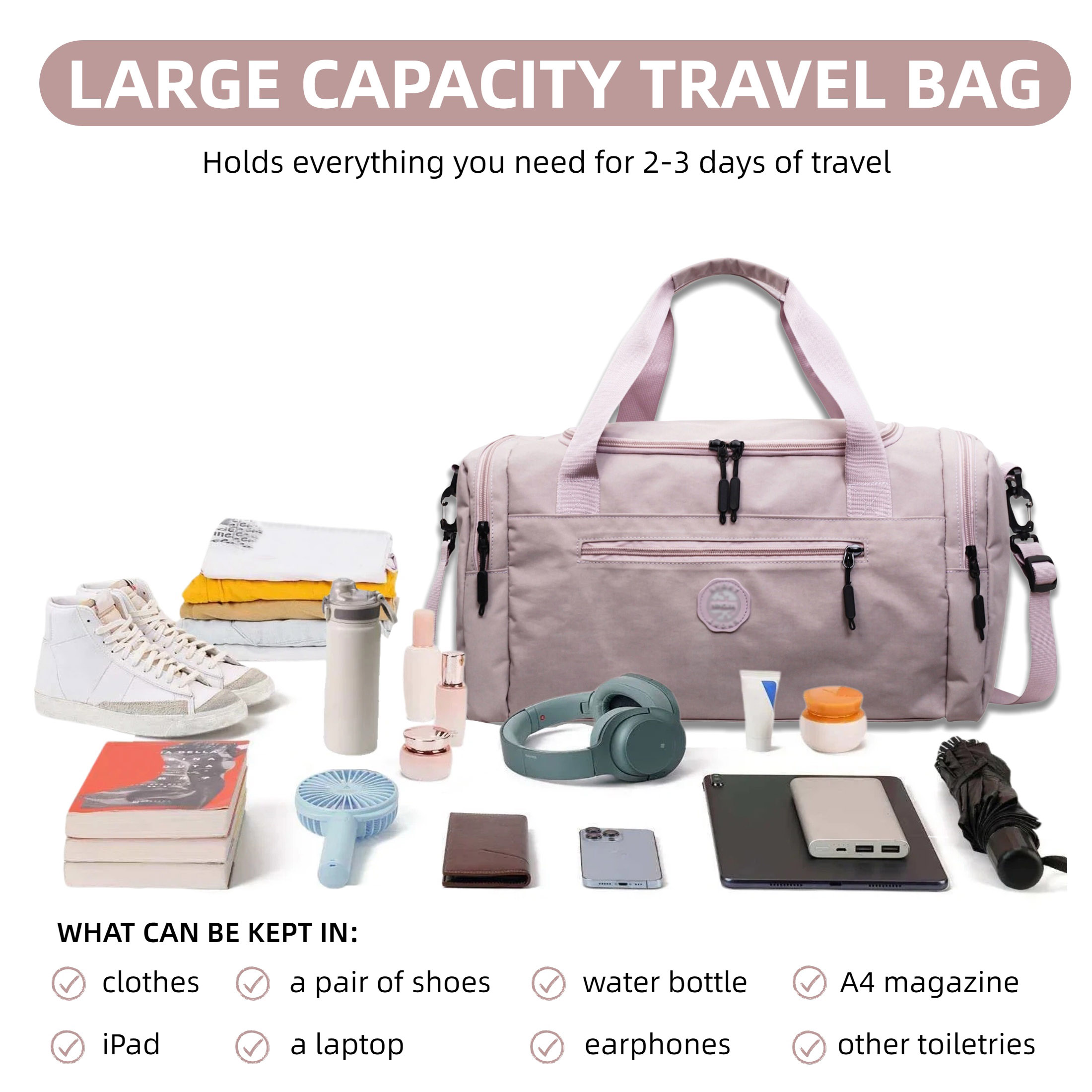 Borsa da weekend di grande cap - Home Gym Outdoor recensione e prezzo