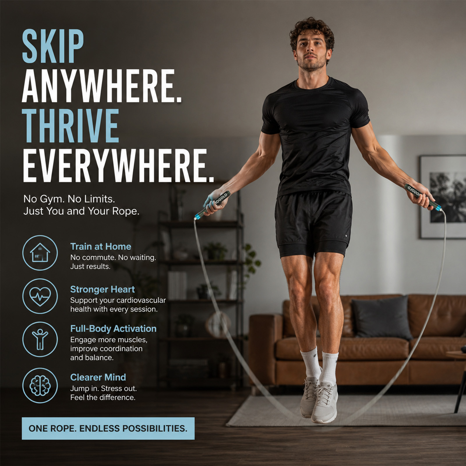 MOGOLD Corda per saltare profe - Jump Rope Bearing recensione e prezzo