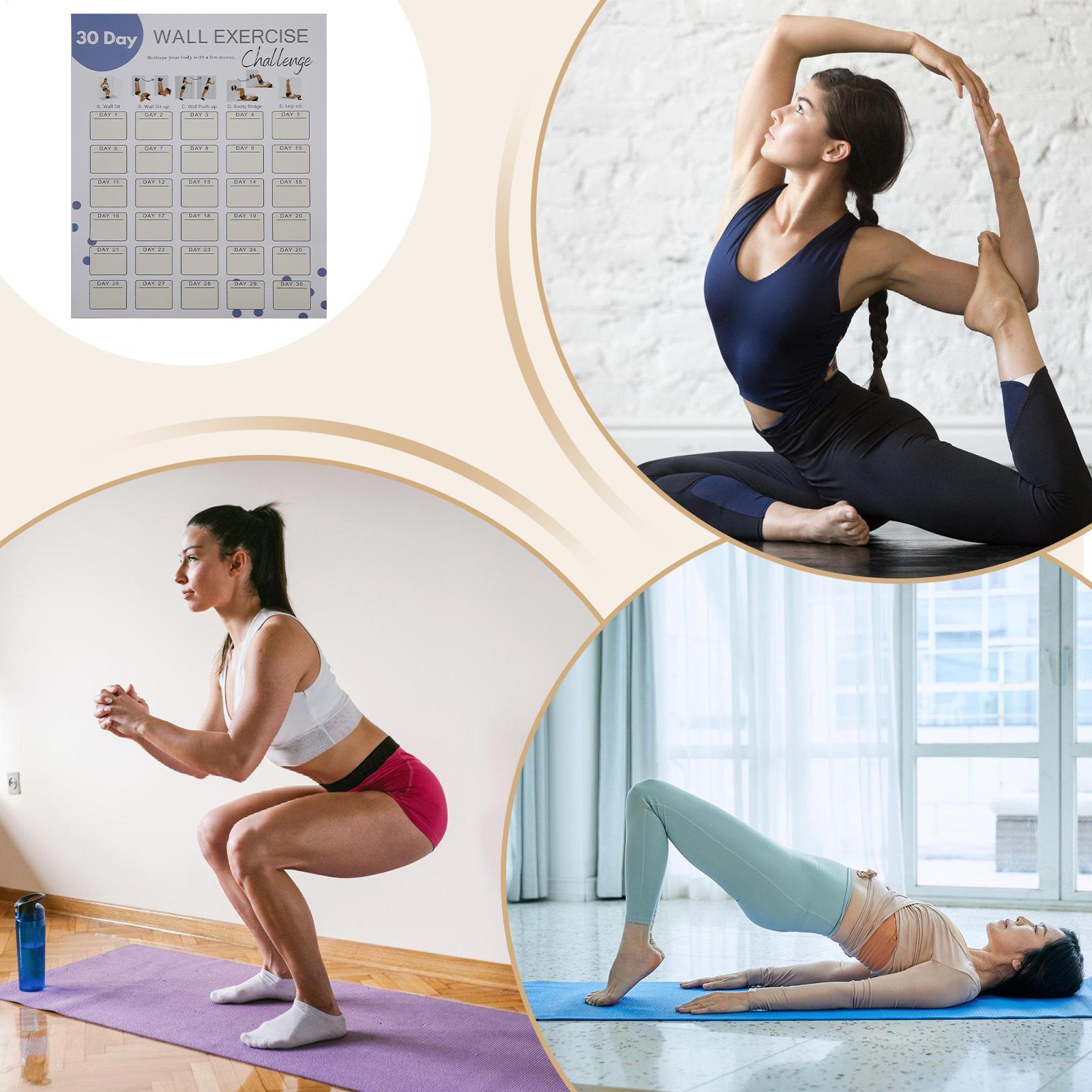 Pianificatore fitness da paret - Workout Plan Home Gym recensione e prezzo